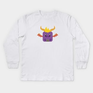 spyro cube Kids Long Sleeve T-Shirt